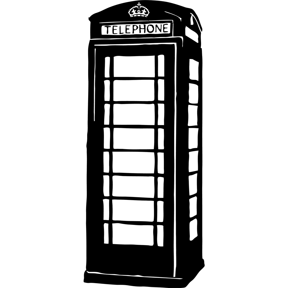Telephone booth PNG