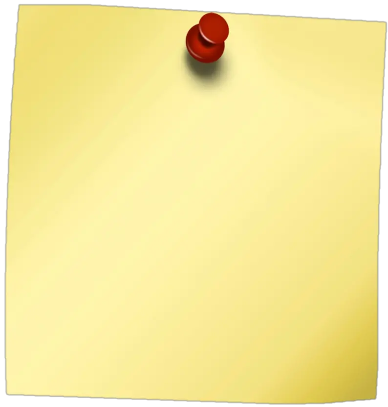 Sticky note PNG