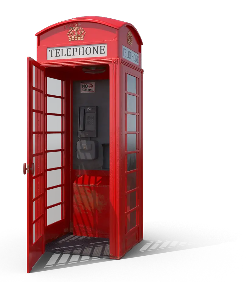 Telephone booth PNG