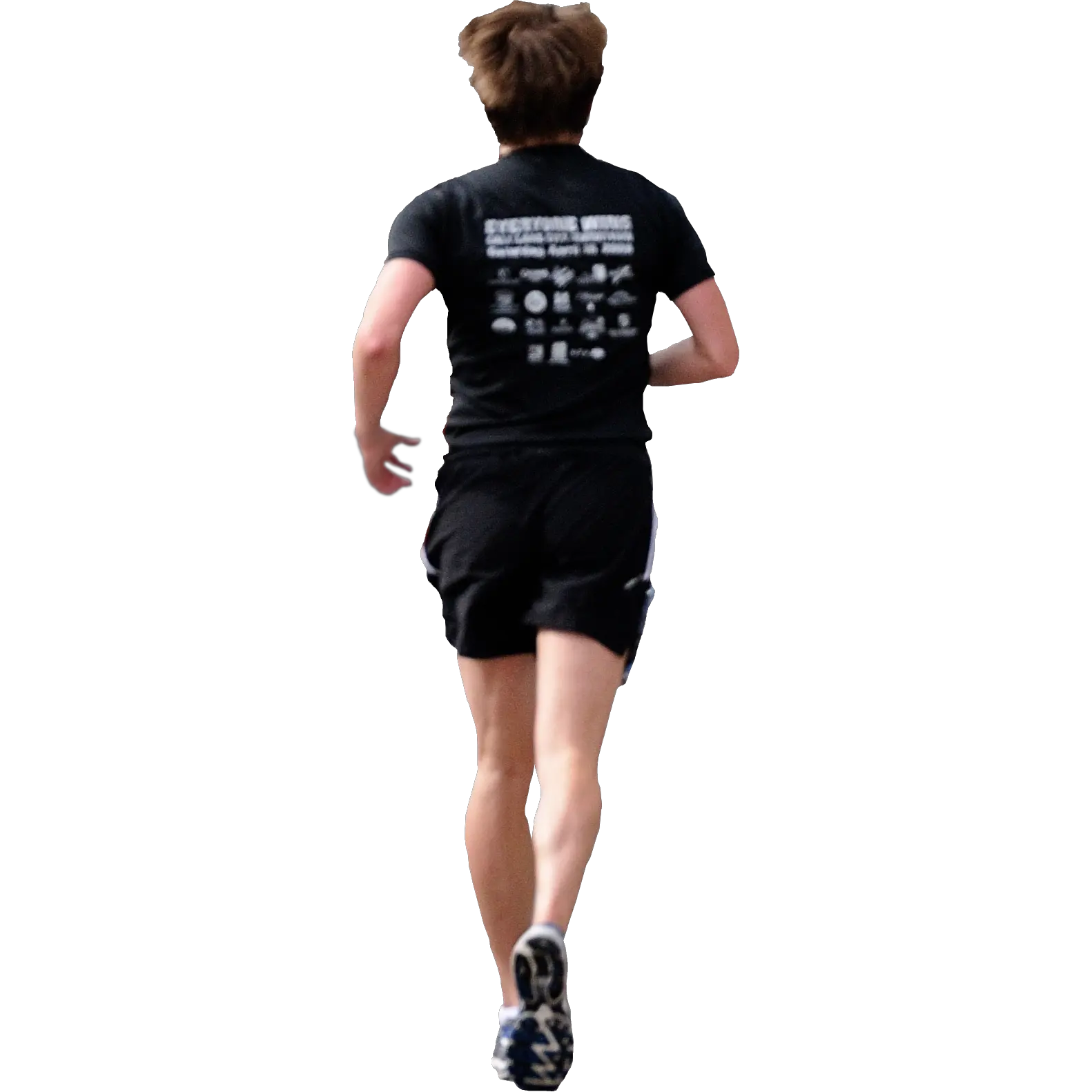 Man running PNG image
