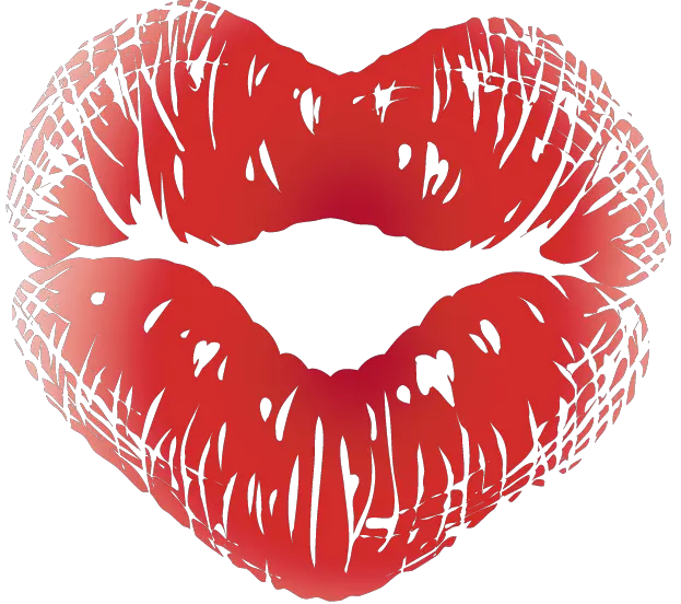 Lips kiss PNG image