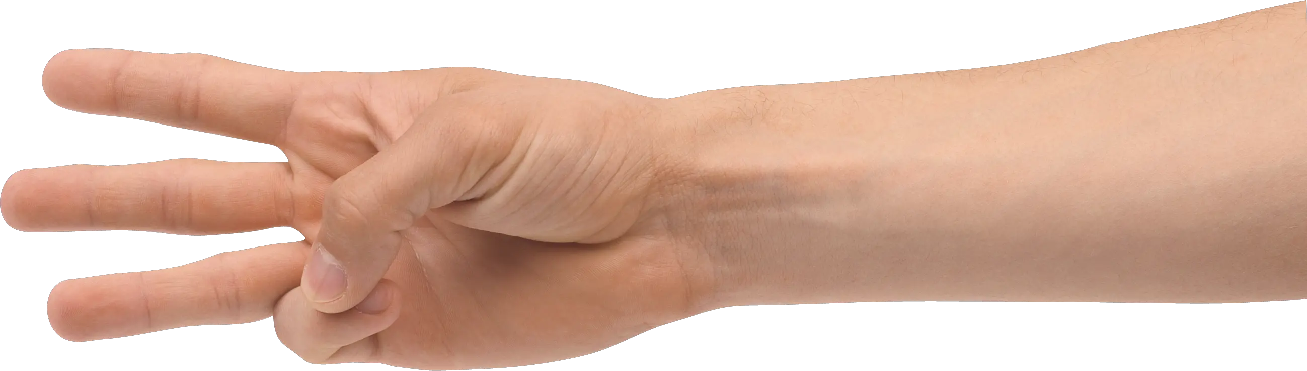 Three finger hand hands PNG hand image free