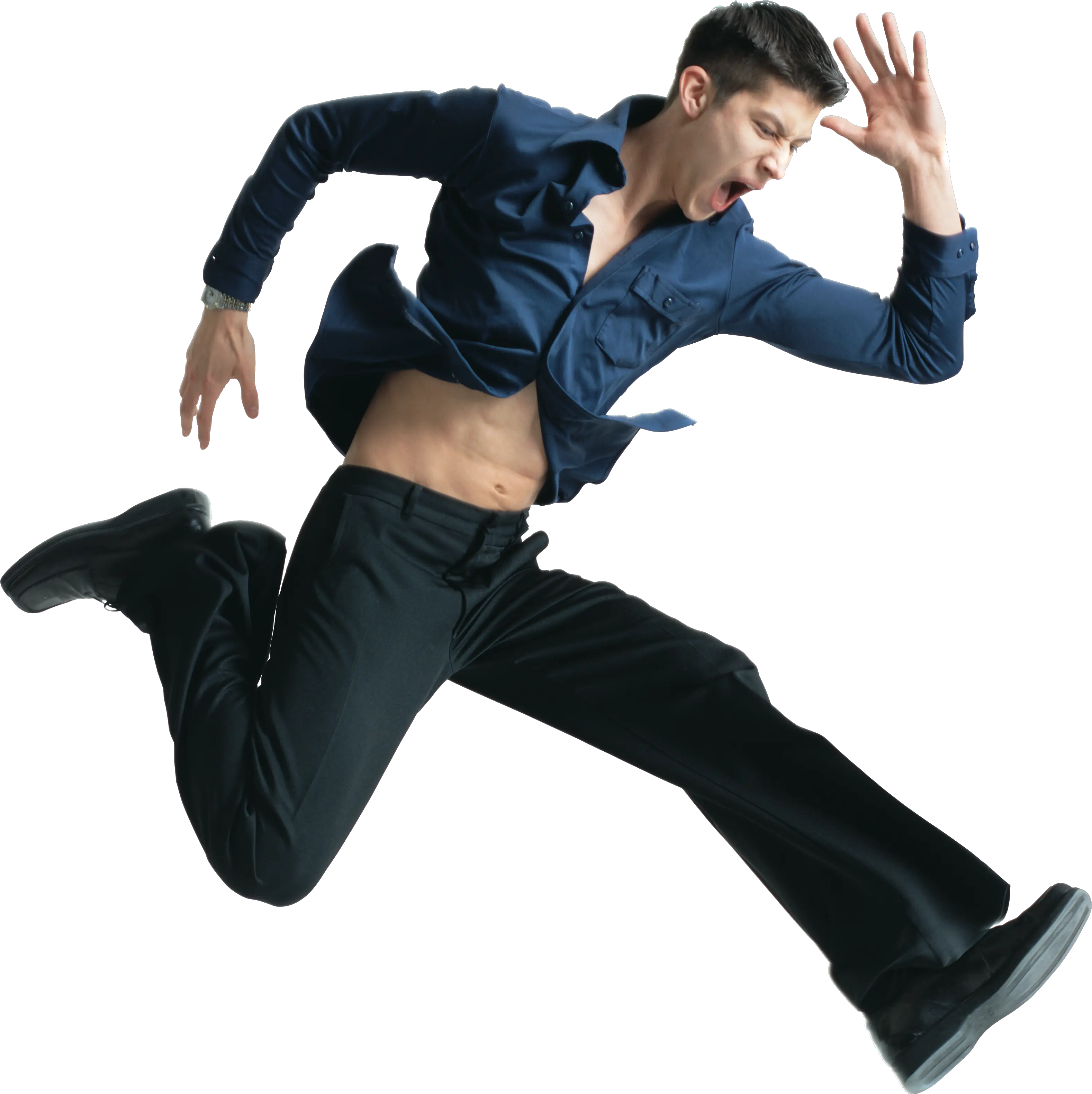 Man jumping PNG image
