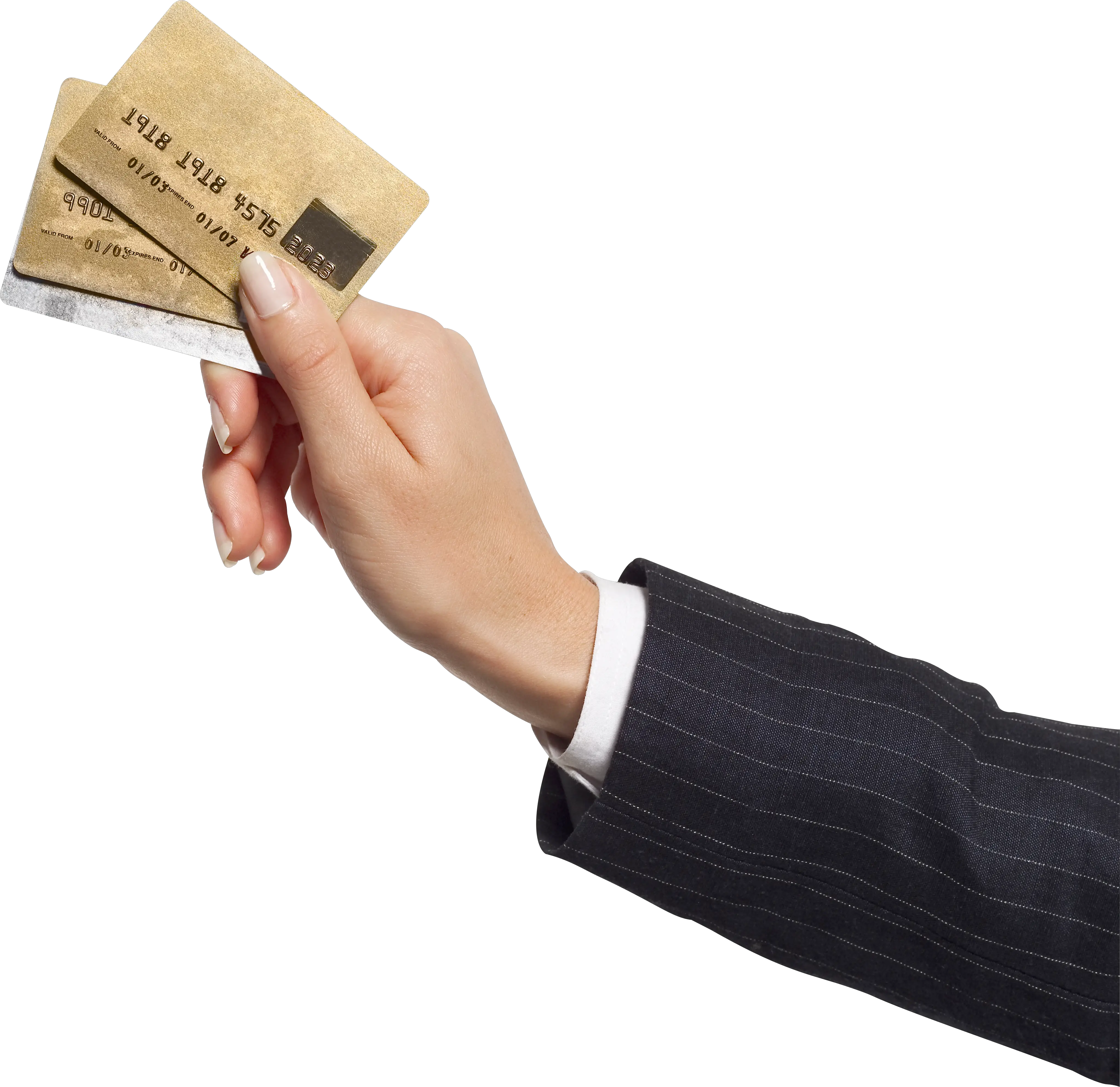 cards in hand PNG