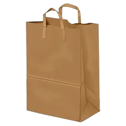 Paper shopping bag PNG image