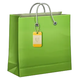 Shopping bag PNG image
