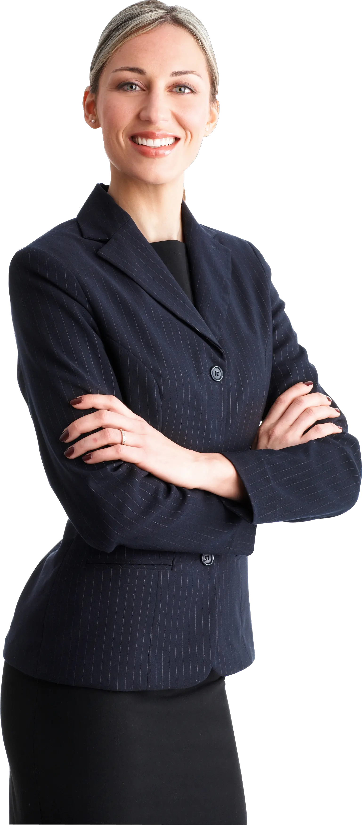 Business woman girl PNG image