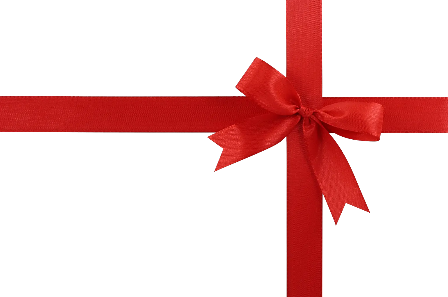 red gift ribbon PNG image