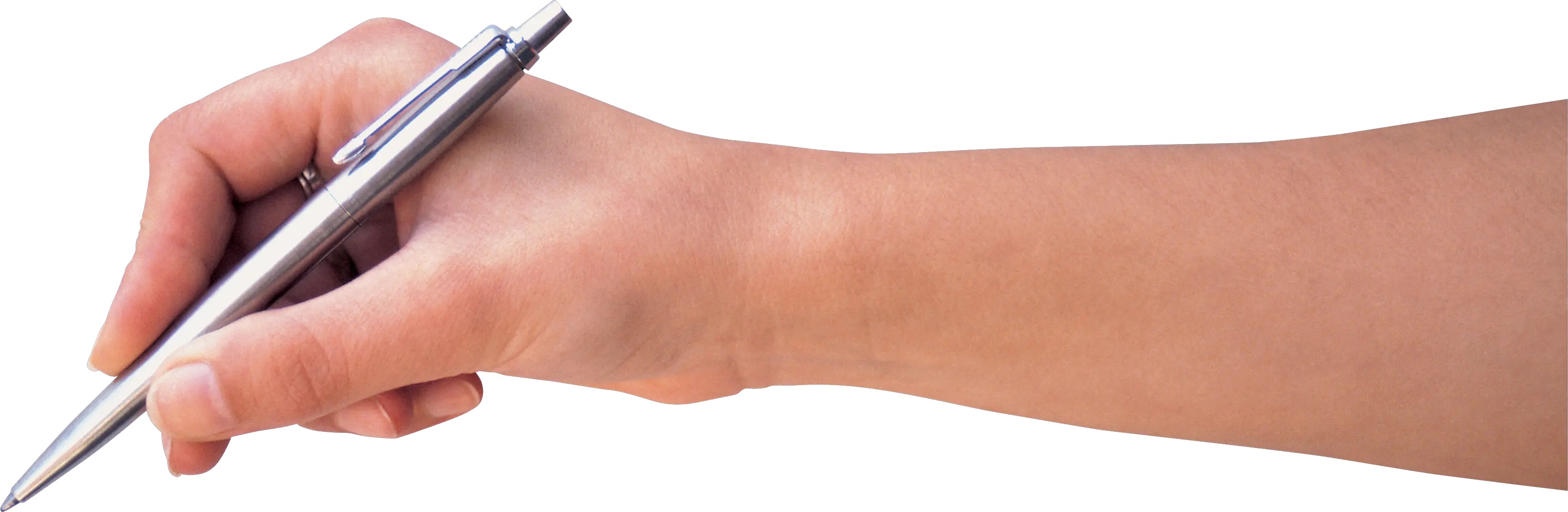 Pen in hand PNG