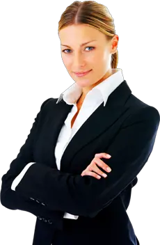 Business woman girl PNG image