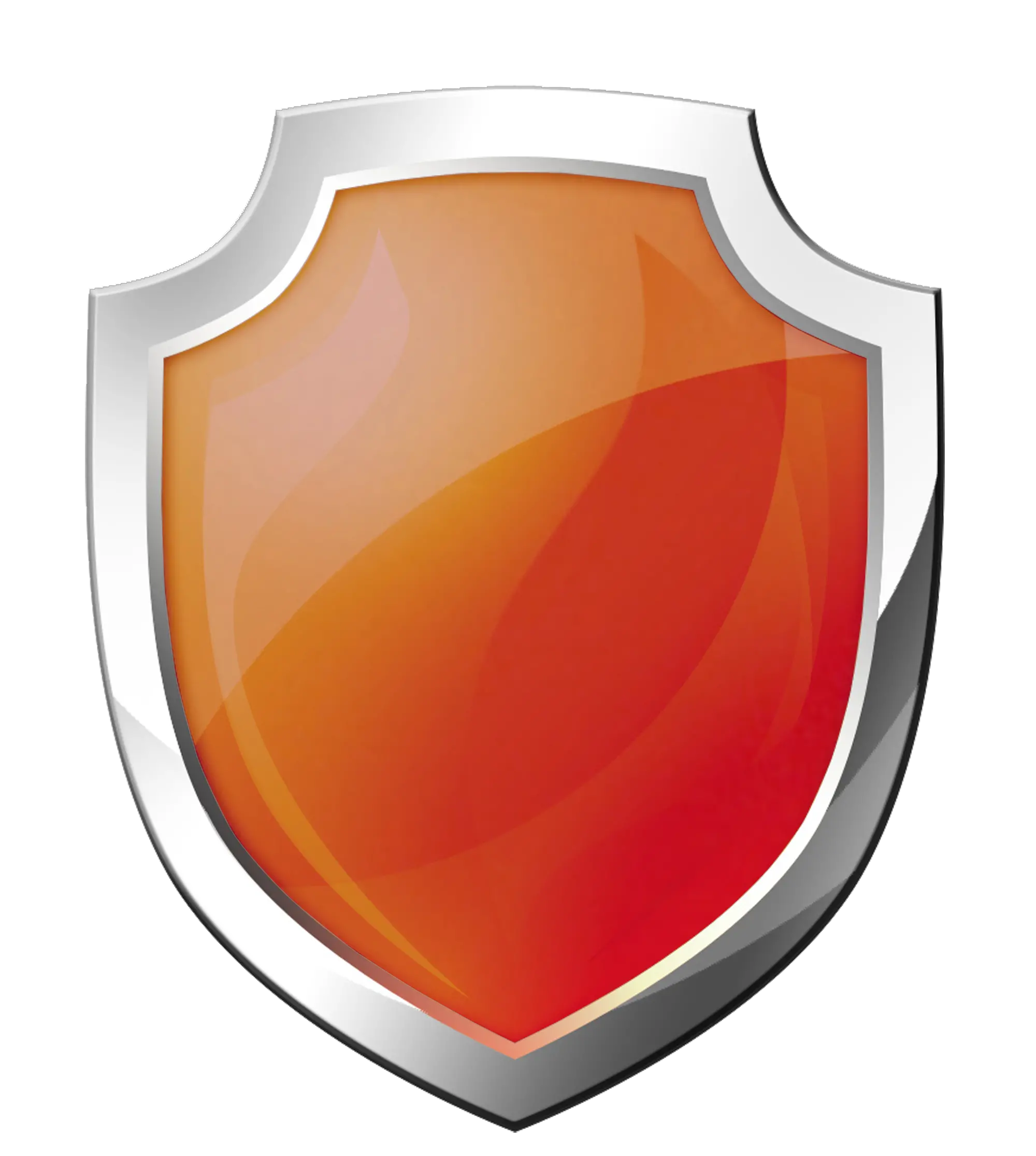 orange shield PNG image free picture download
