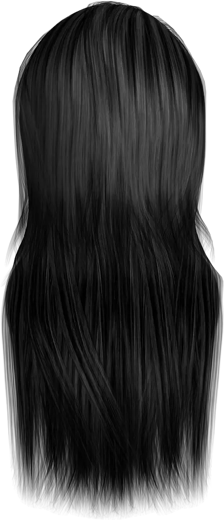 Women black hair PNG image
