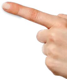 Finger touch PNG image