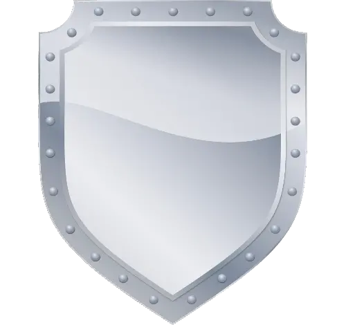 gray metal shield PNG image free picture download