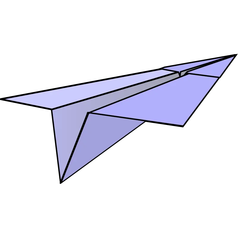 Paper plane PNG