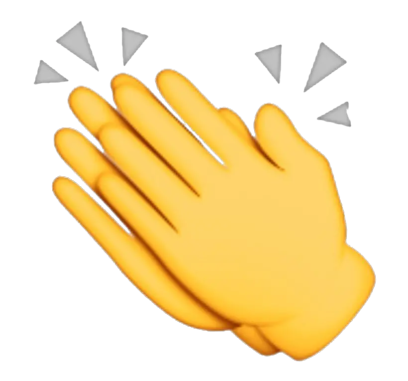 Clapping hands PNG