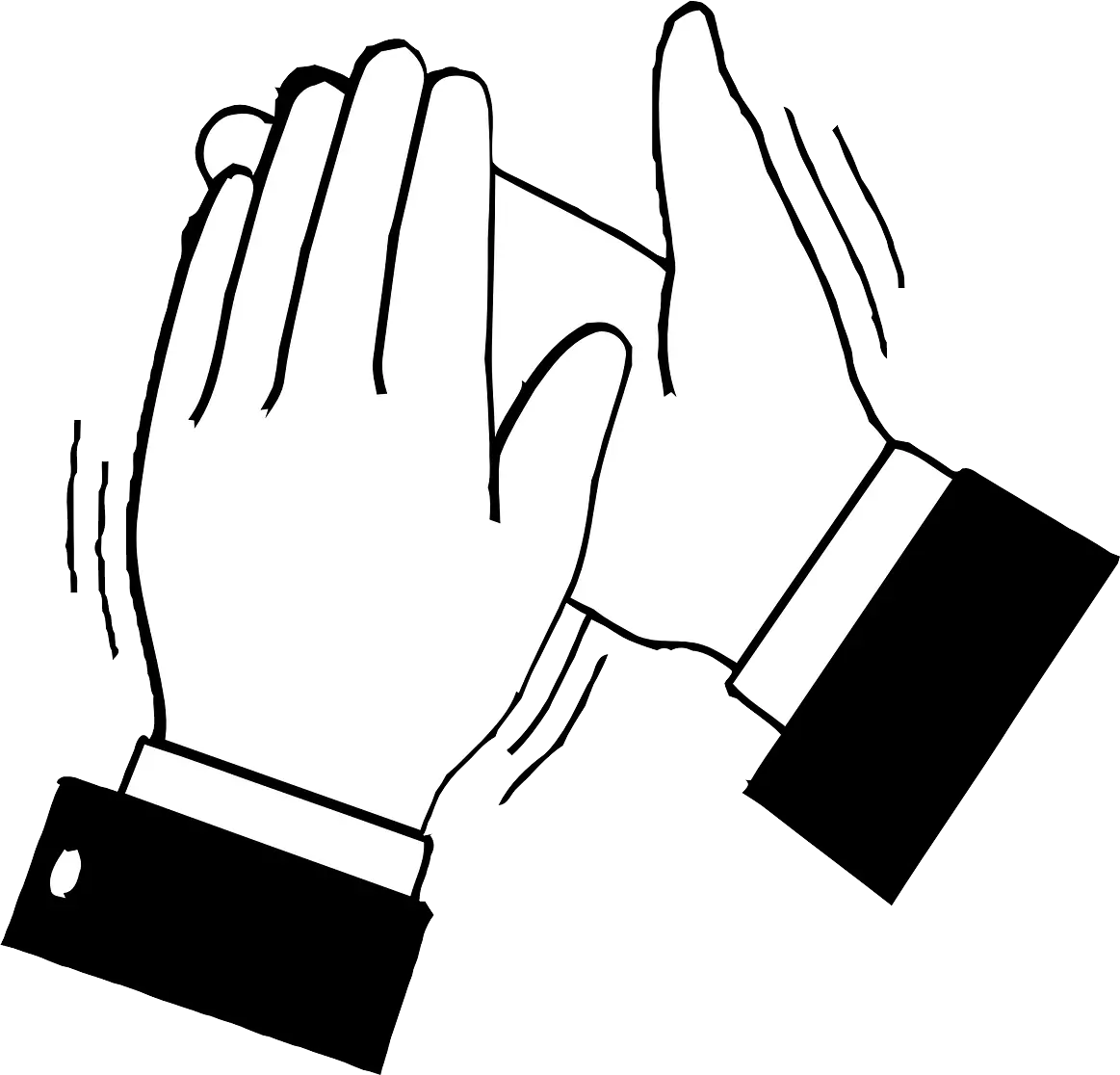 Clapping hands PNG
