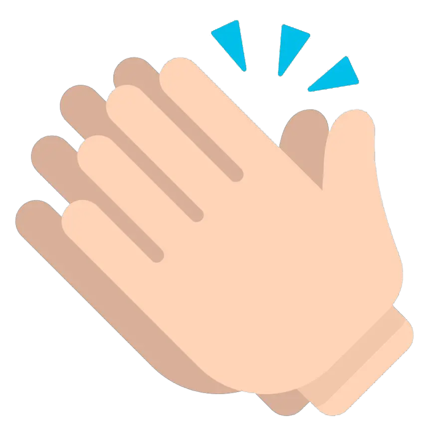 Clapping hands PNG