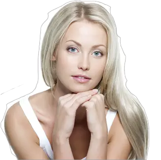 Woman face PNG image
