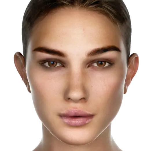 Woman face PNG image