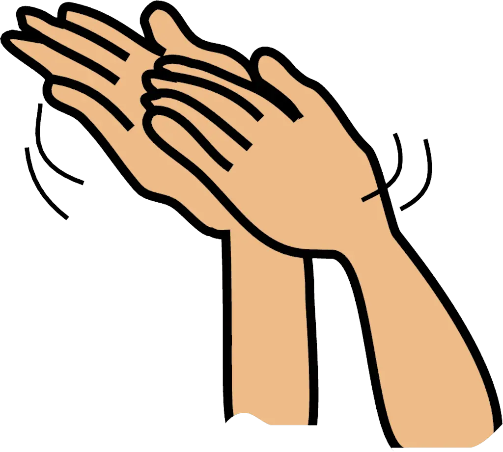 Clapping hands PNG