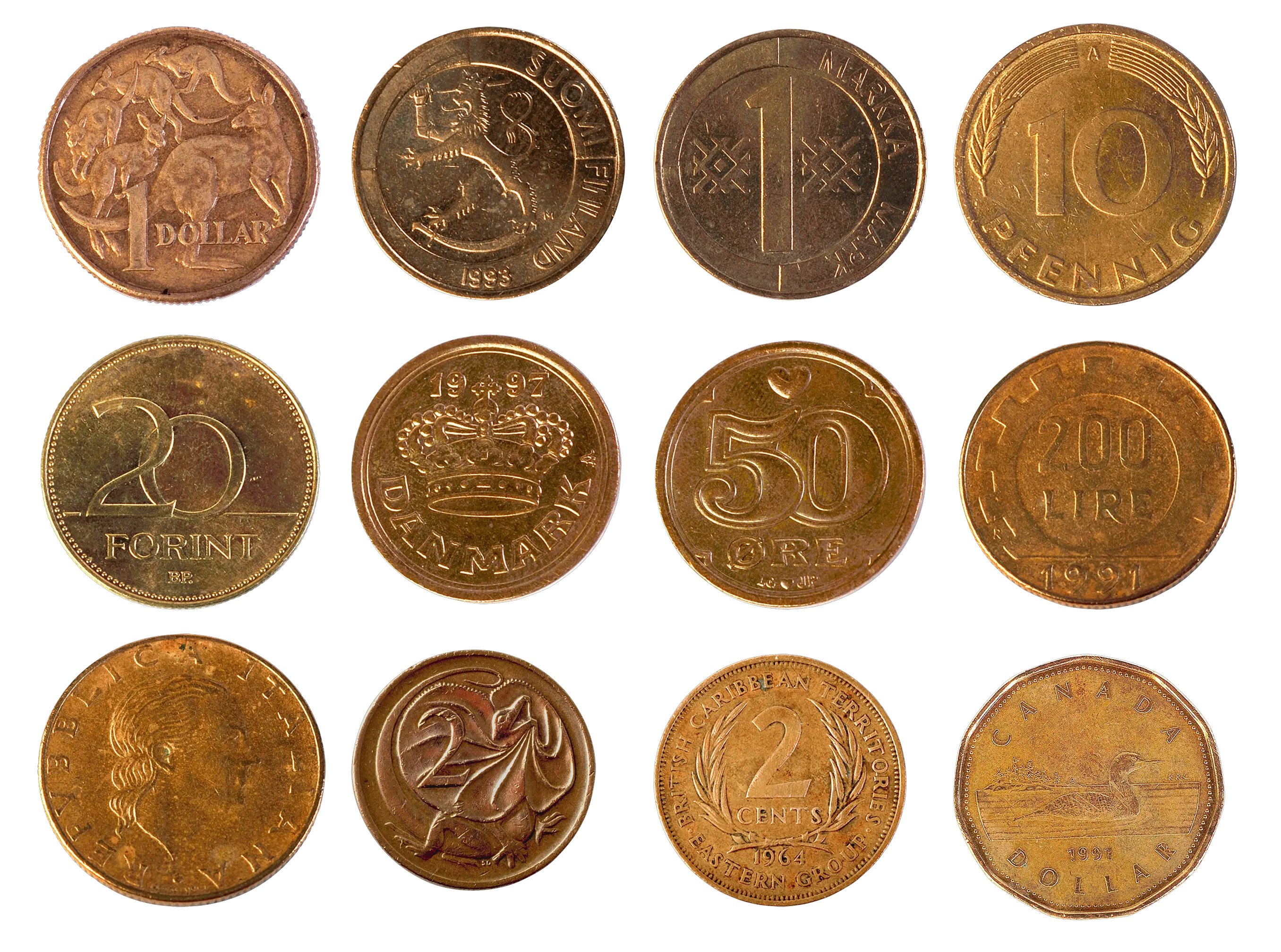 Money coins PNG image
