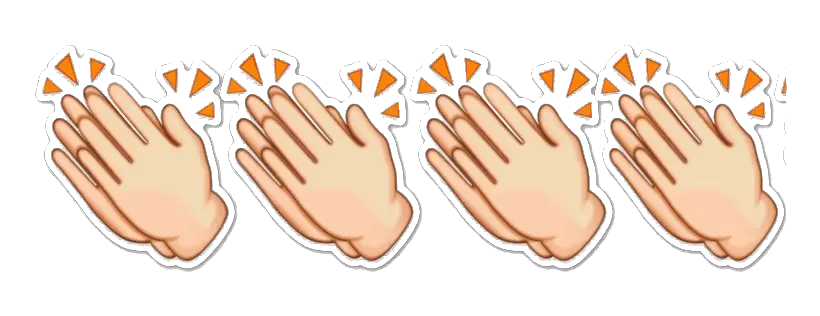 Clapping hands PNG
