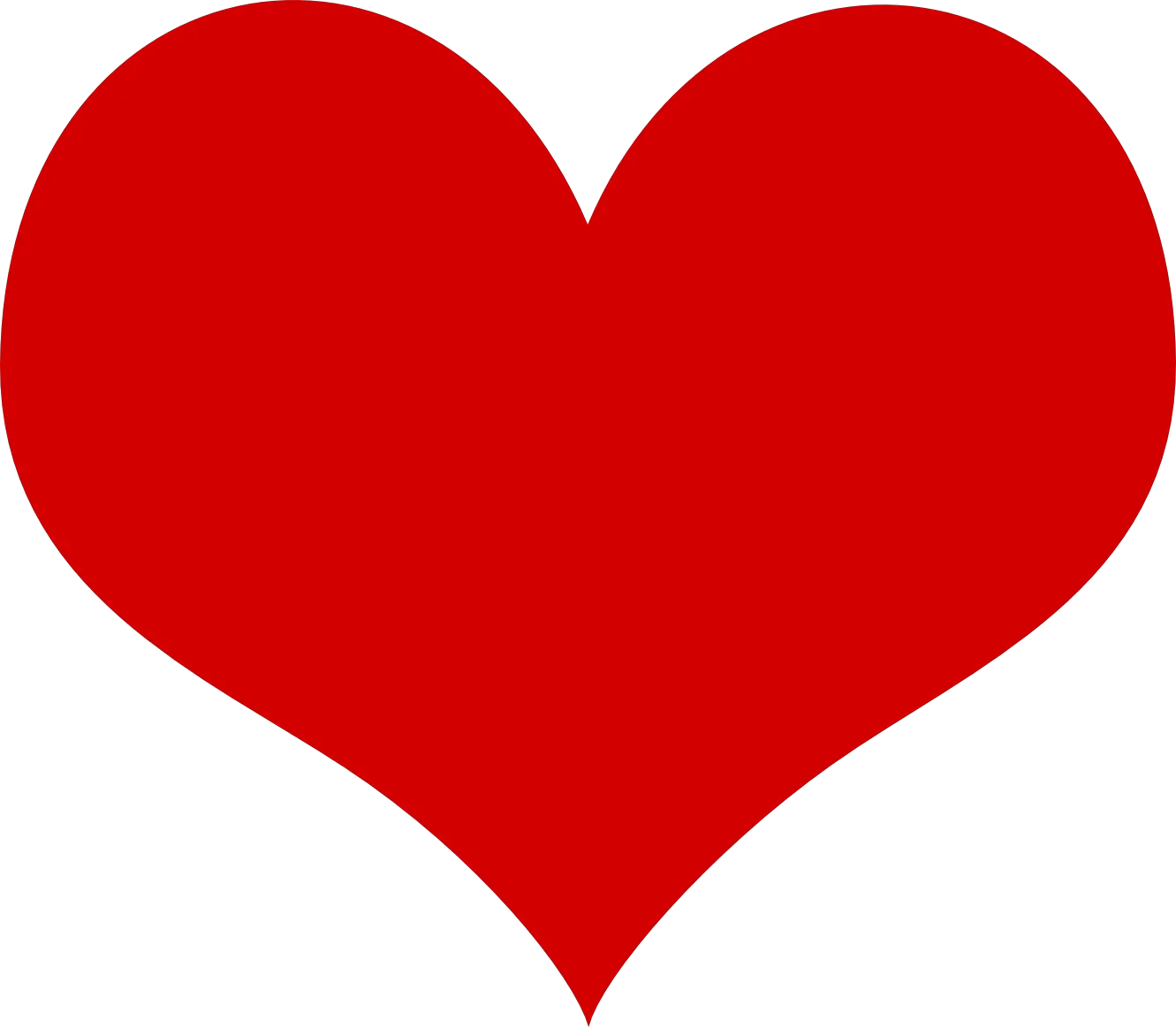 Red heart PNG image free download