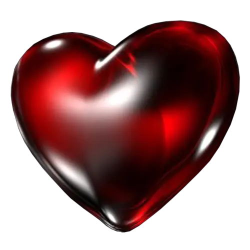 Dark heart PNG image free download