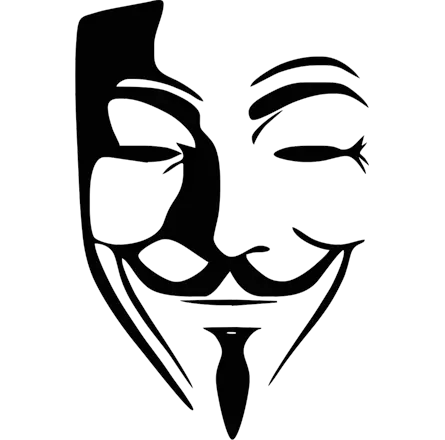  Guy Fawkes mask PNG