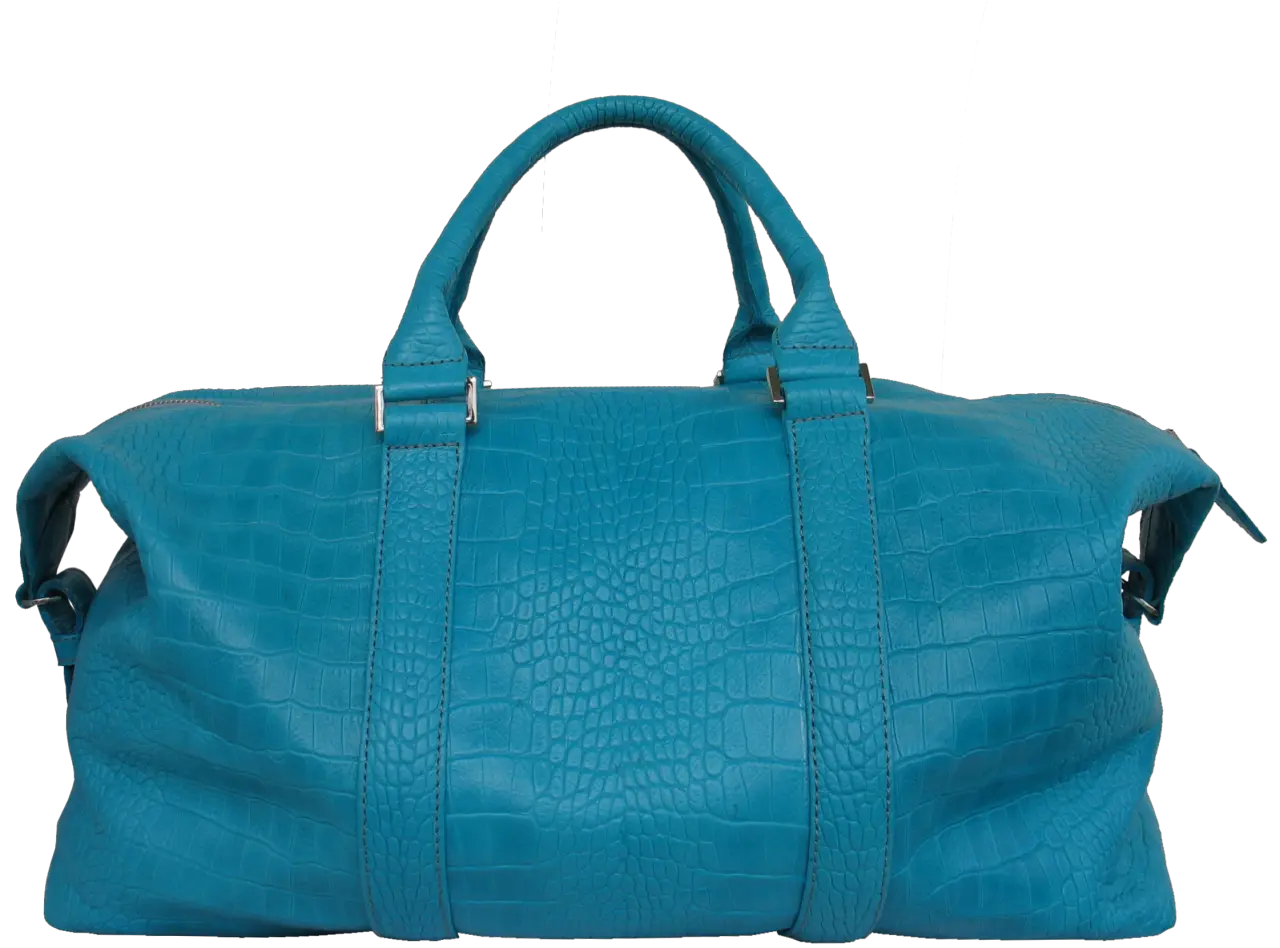 Blue women bag PNG image