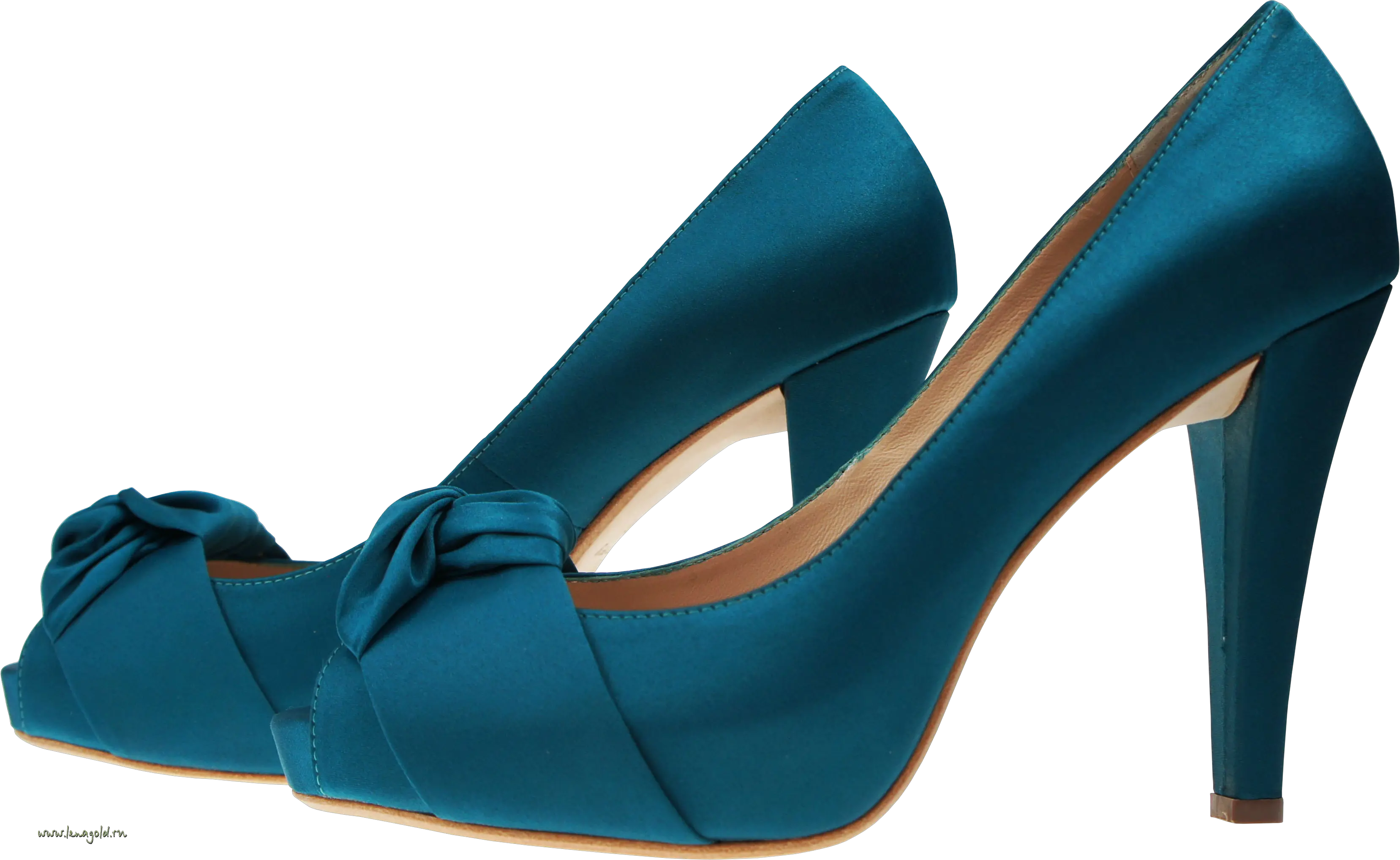 Blue women shoes PNG image