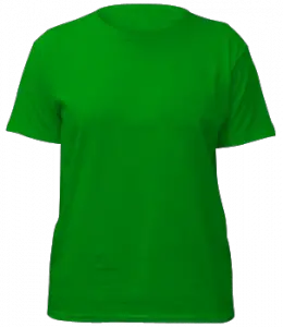 Green T-shirt PNG image