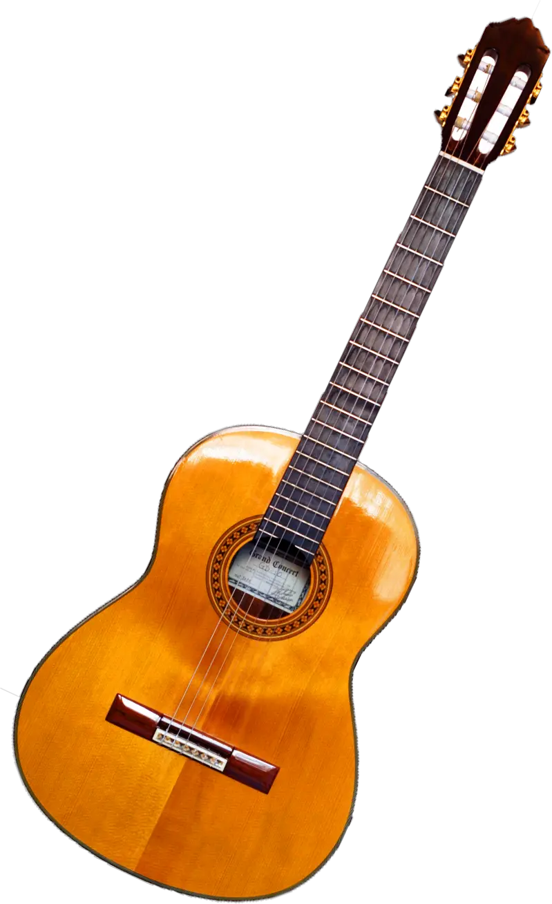 Acoustic classic guitar PNG image