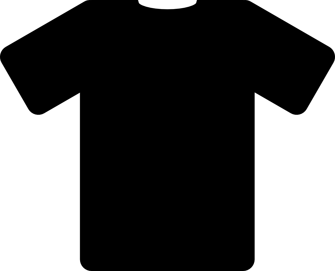 Black T-shirt PNG image