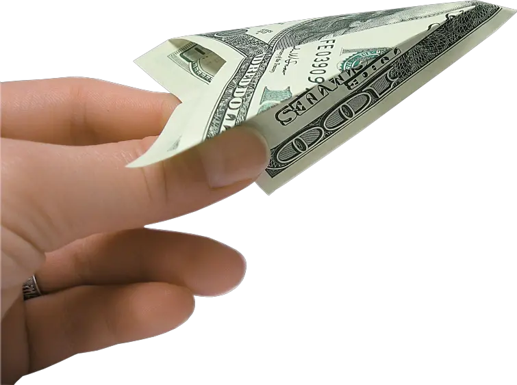 money in hand PNG