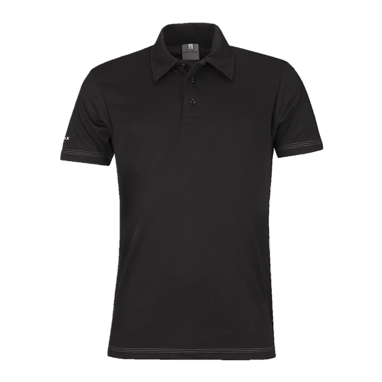 Black polo shirt PNG image