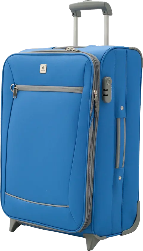 Blue luggage PNG image