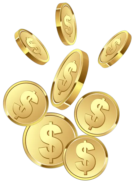 gold coins PNG image