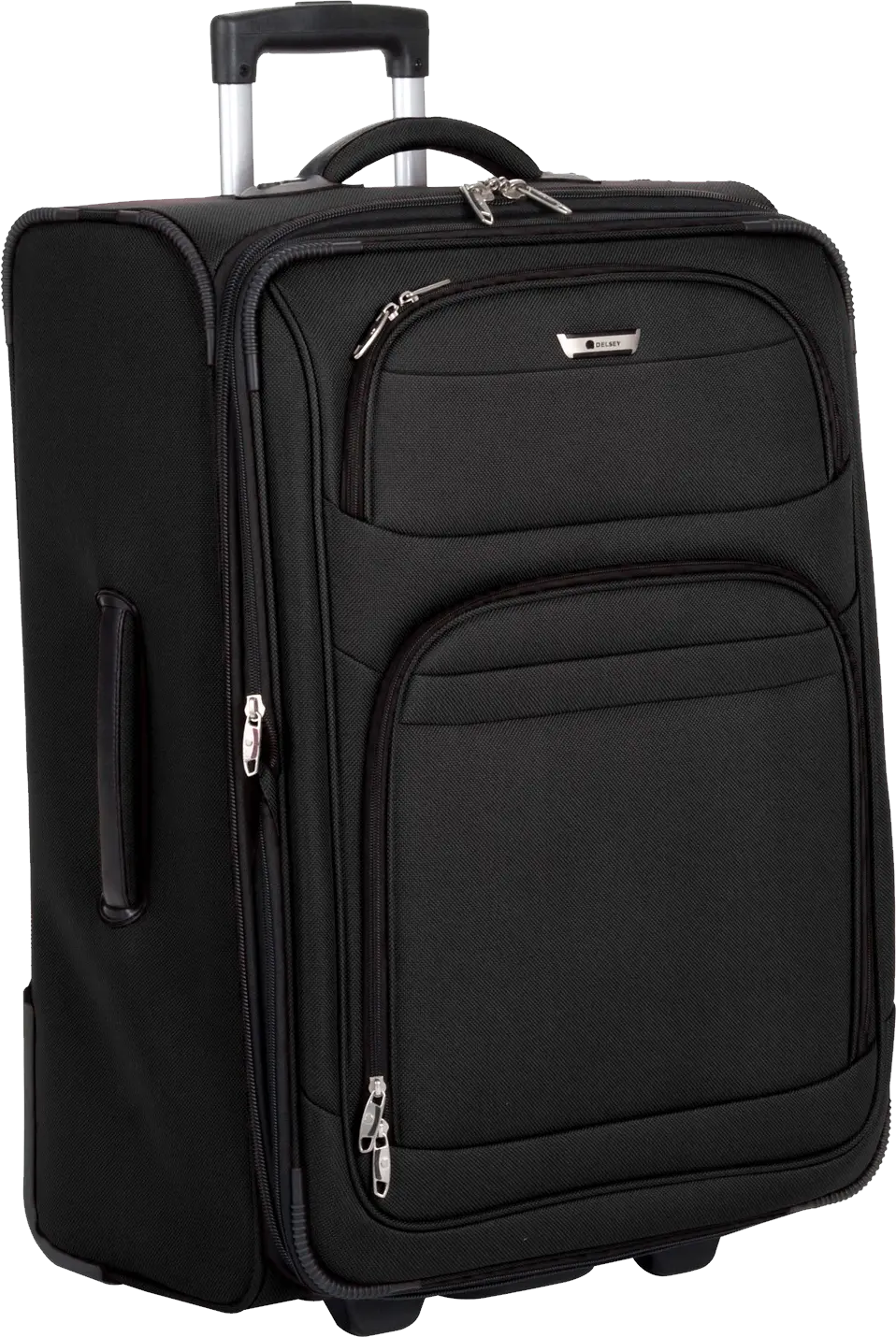 Black luggage PNG image
