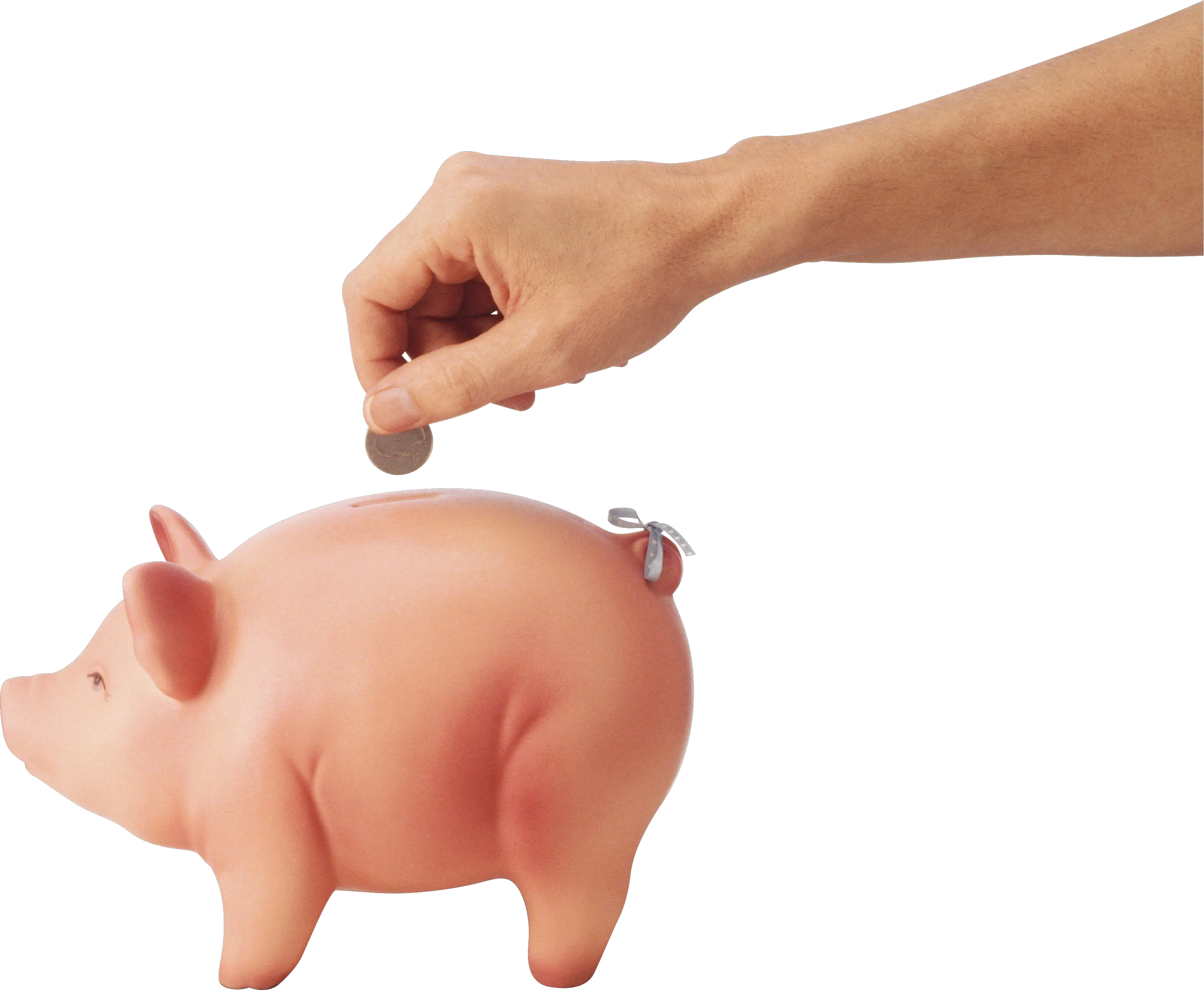 Coin in hand PNG image