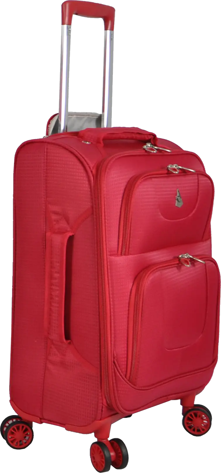 Pink luggage PNG image