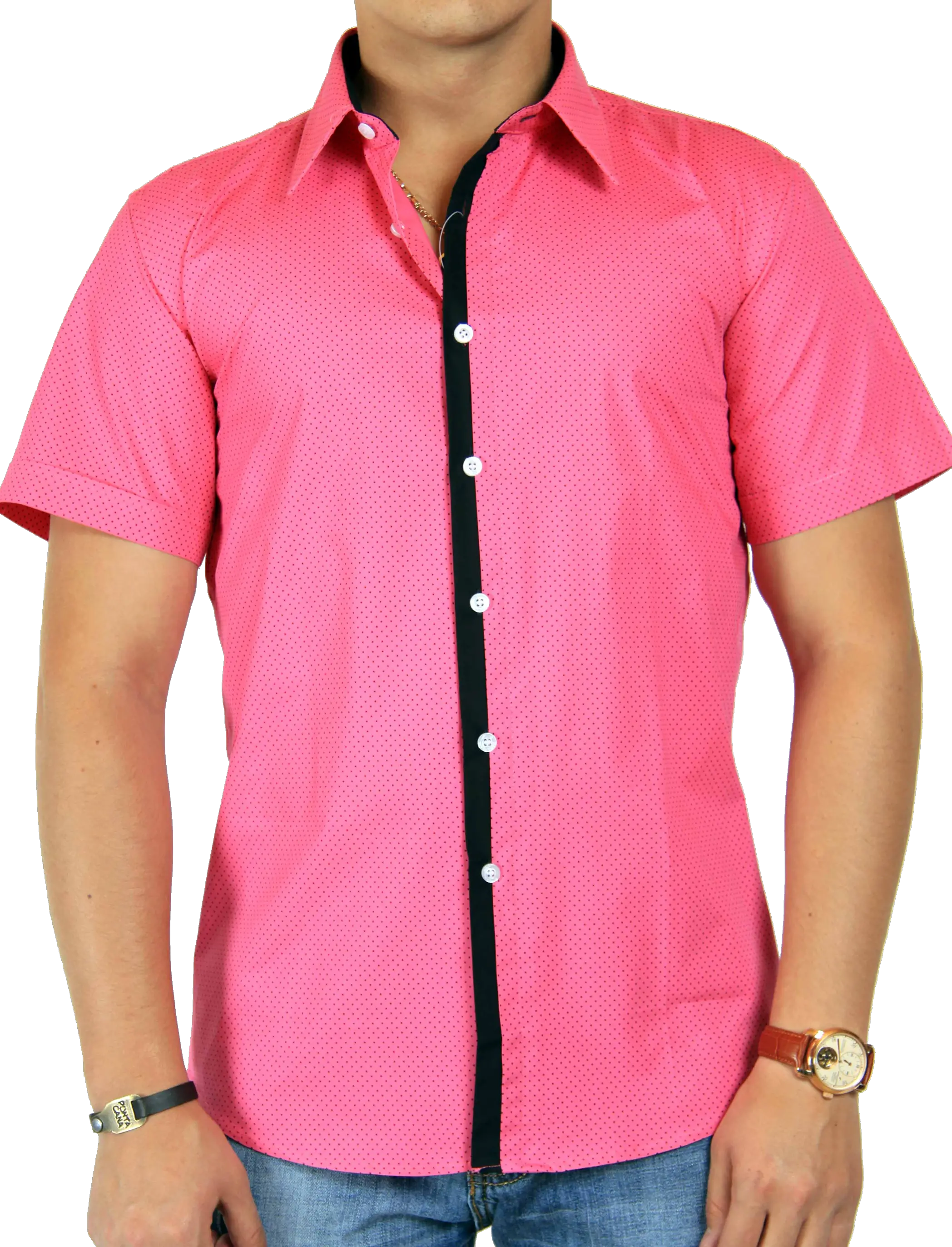 Pink dress shirt PNG image