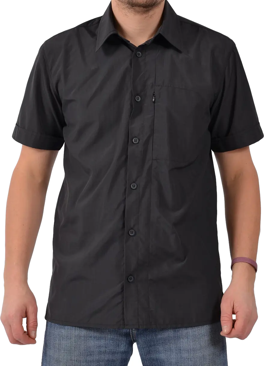 Black dress shirt PNG image