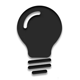 black bulb PNG image