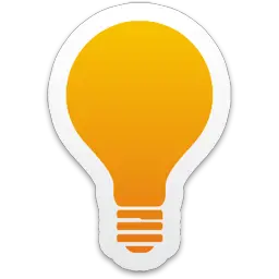 yellow logo bulb PNG image