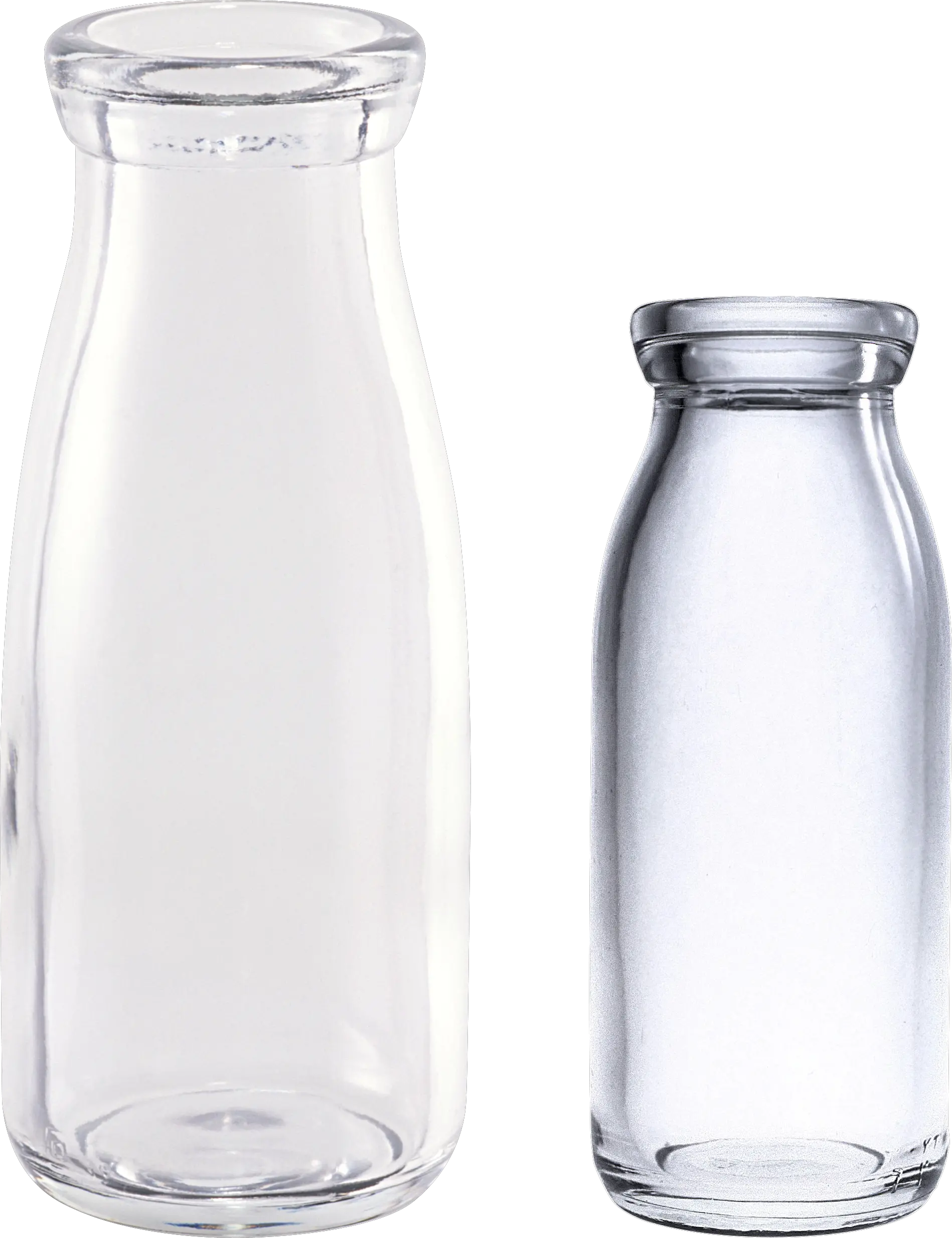 empty glass bottles PNG image