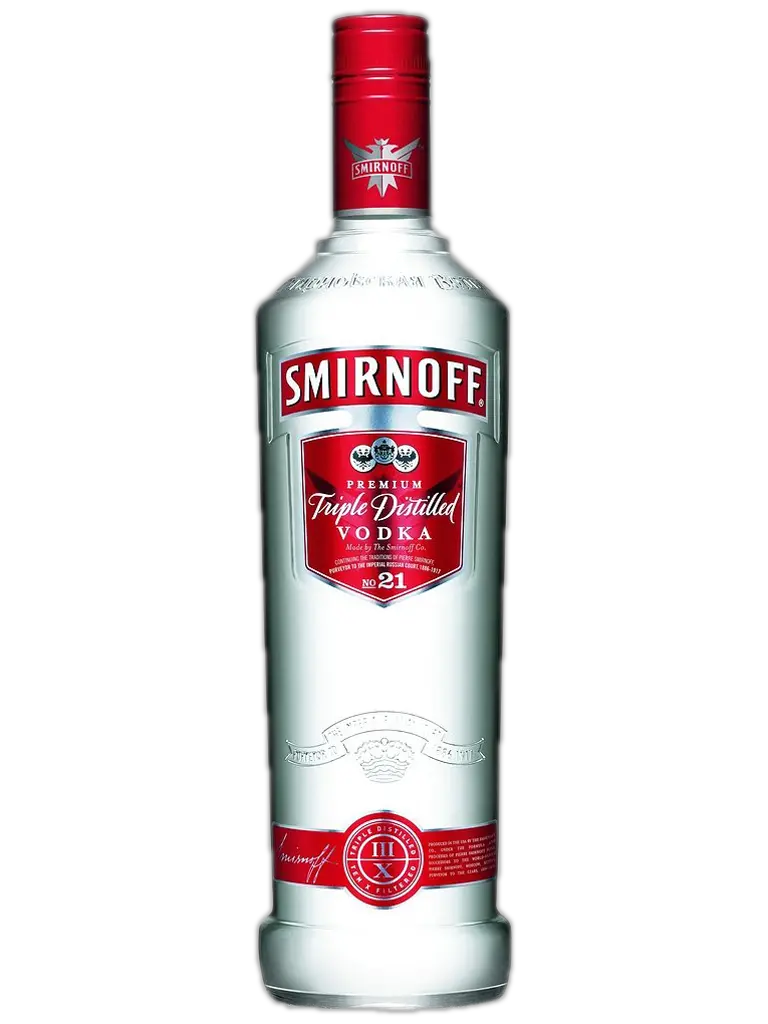 Vodka bottle PNG image