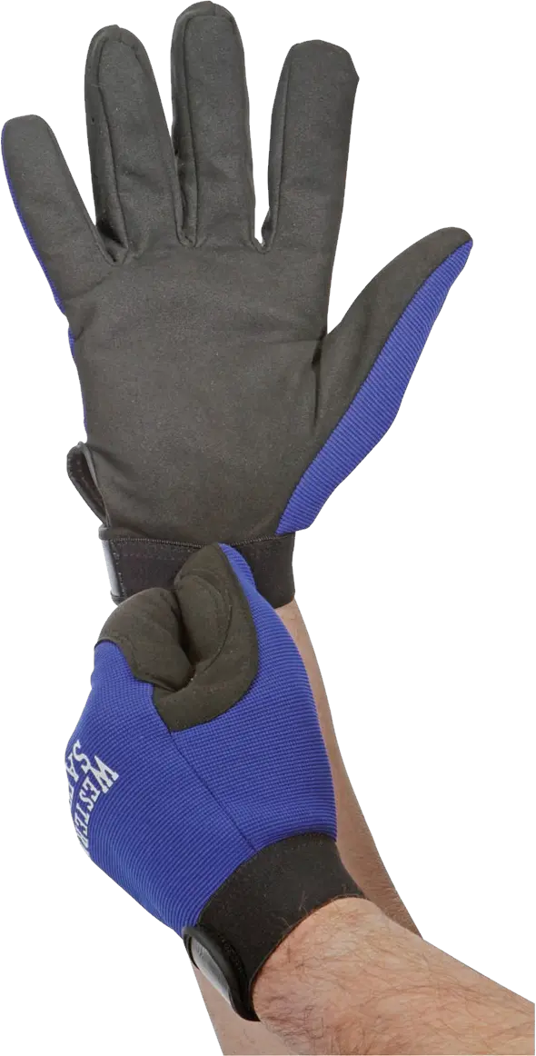 Gloves on hands PNG image