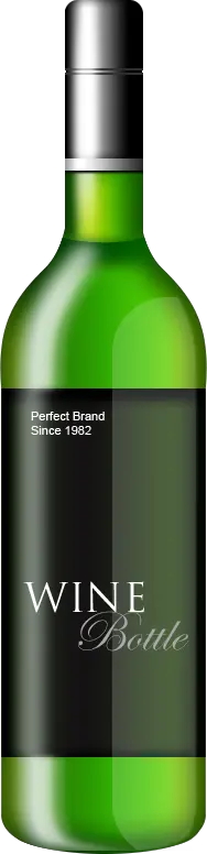 Wine bottle PNG image